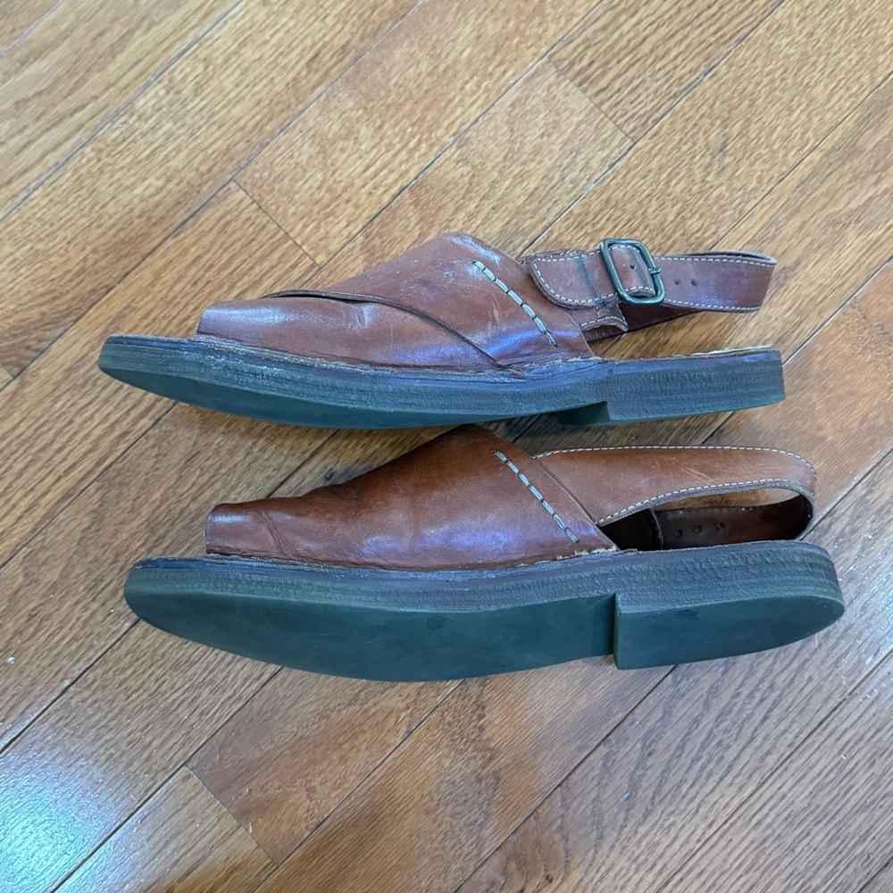 Cole Haan Brown Leather Slingback Sandals Women’s 9 - Picture 5 of 9